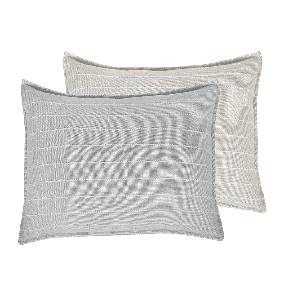 Pom Pom at Home Henley Oat & Ivory Striped Duvet Cover and Pillow Shams ~ Available in Twin, Queen and King Sizes