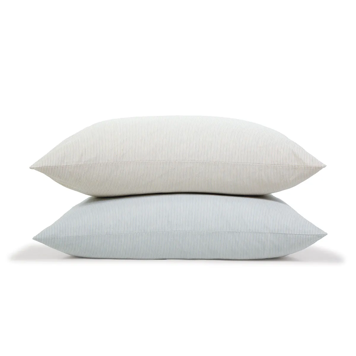 Pom Pom at Home Luke Natural Striped Duvet Cover and Pillow Shams ~ Available in Twin, Queen and King Sizes