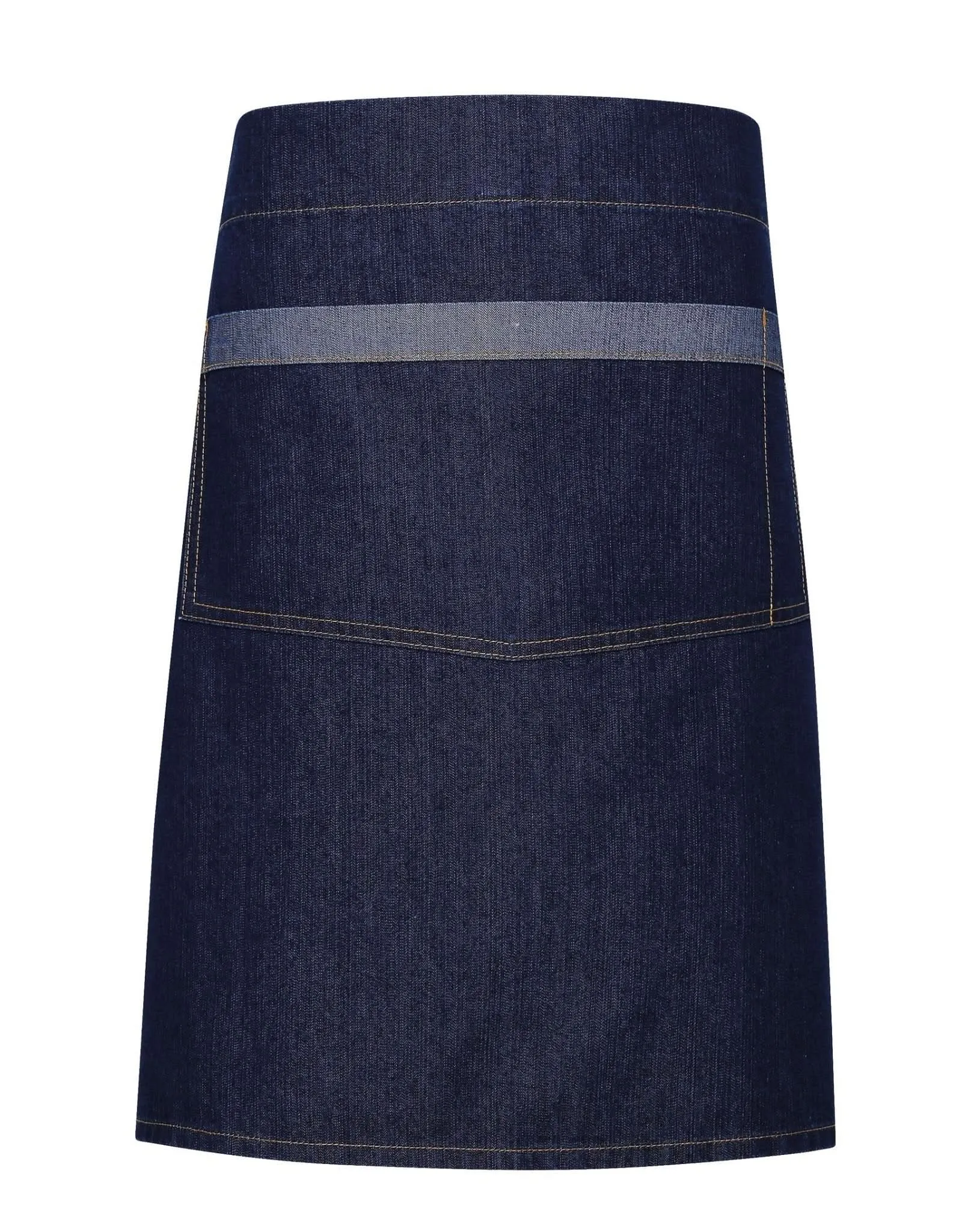 PR128 - Contrast Denim Waist Apron