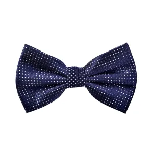 Printed Kingston Bow Tie in Navy Blue