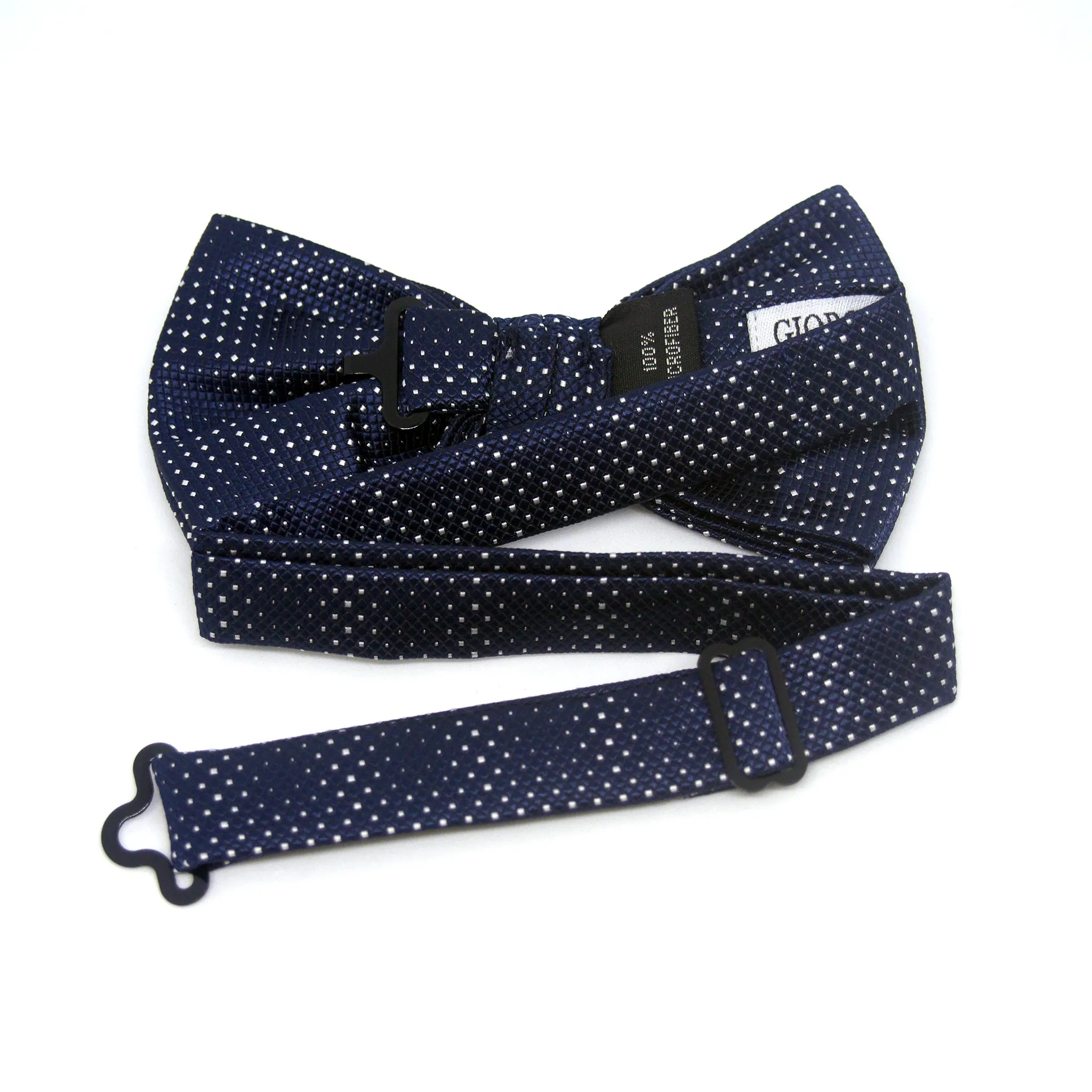 Printed Kingston Bow Tie in Navy Blue