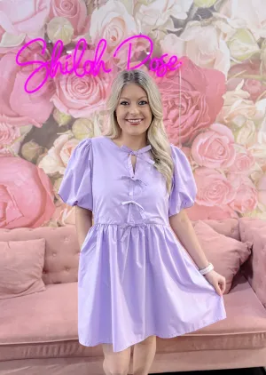 Purple Bow Dress