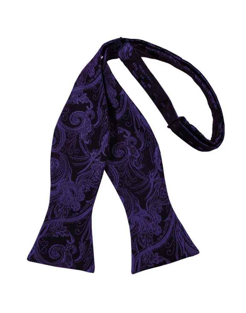 Purple Tapestry Bow Tie