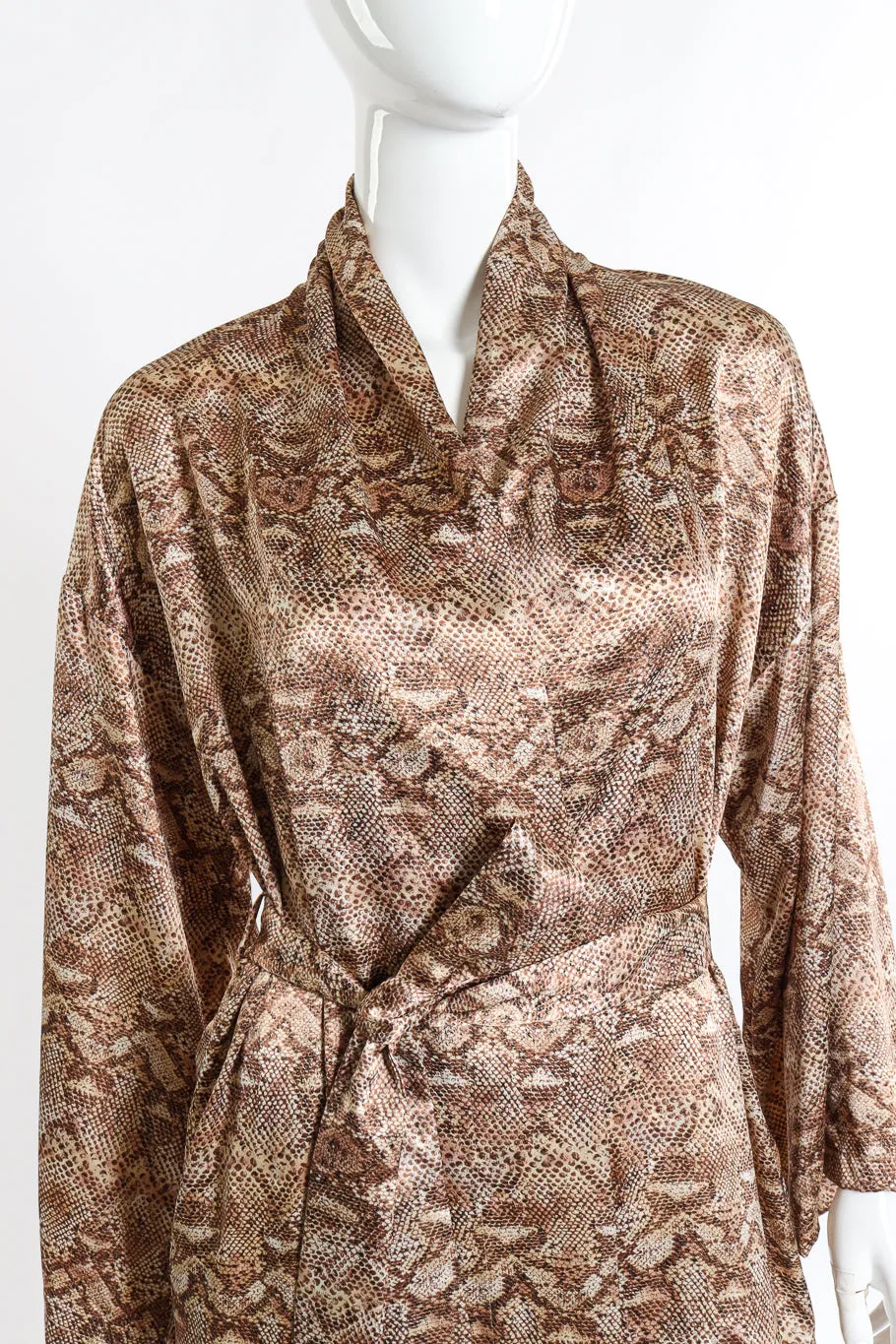 Python Print Satin Robe