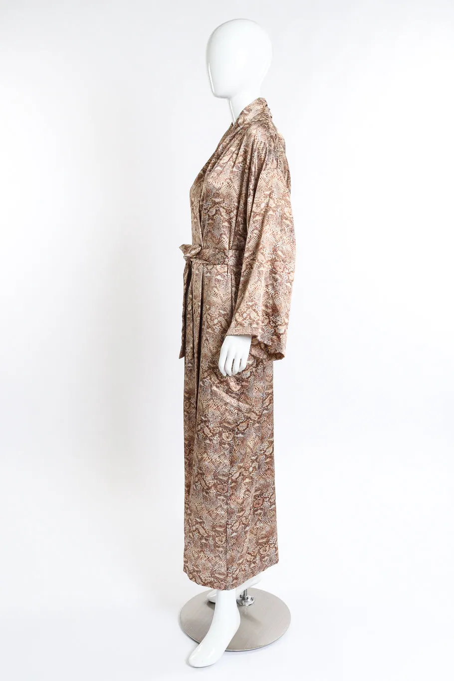 Python Print Satin Robe