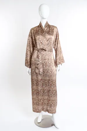 Python Print Satin Robe