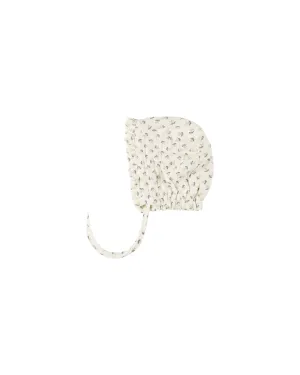 QUINCY MAE Woven Ruffle Bonnet || French Flora
