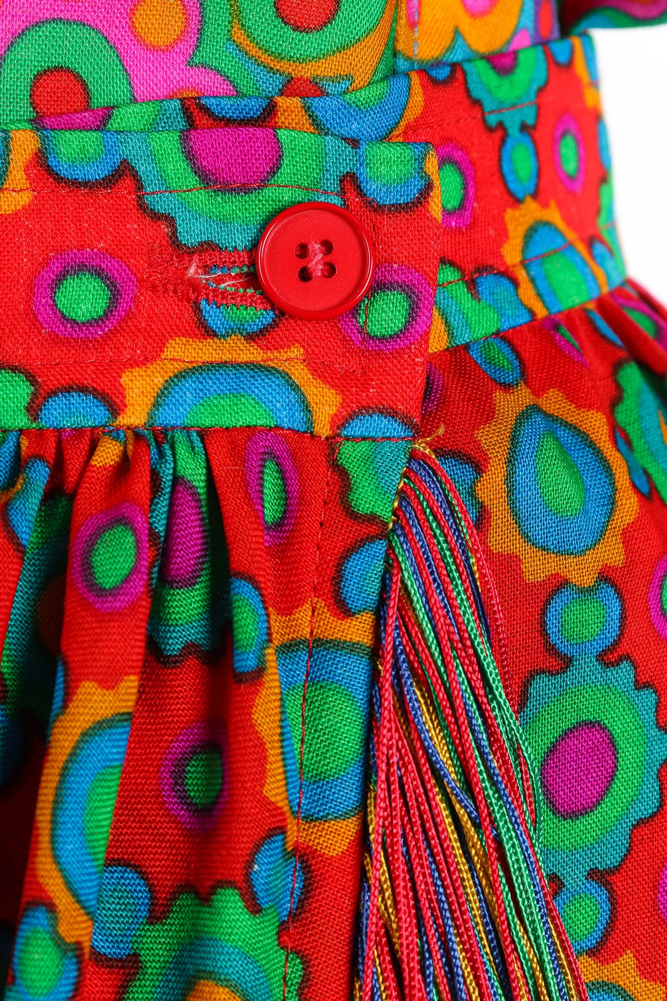 Rainbow Fringe Skirt & Shirt Set