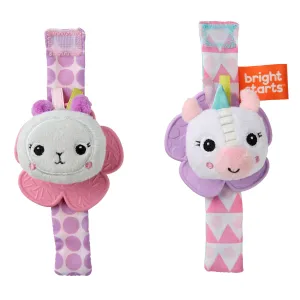 Rattle & Teeth Wrist Pals - Unicorn/Llama