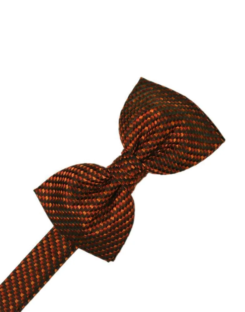 Red Venetian Pin Dot Bow Tie