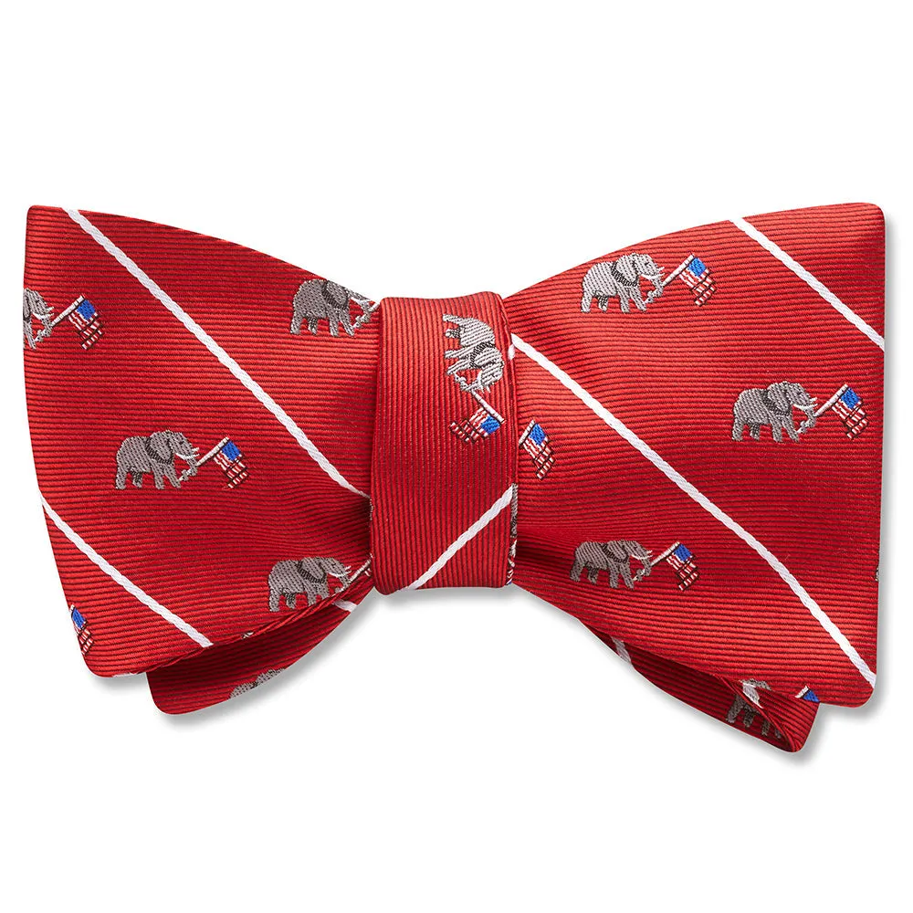 Republican Red - Dog Bow Ties