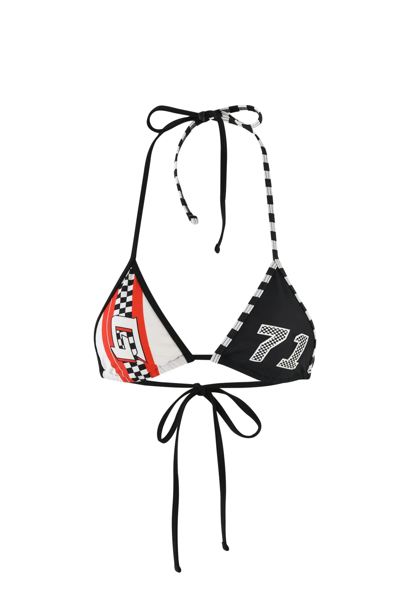 RHIANNE BIKINI TOP - BLACK