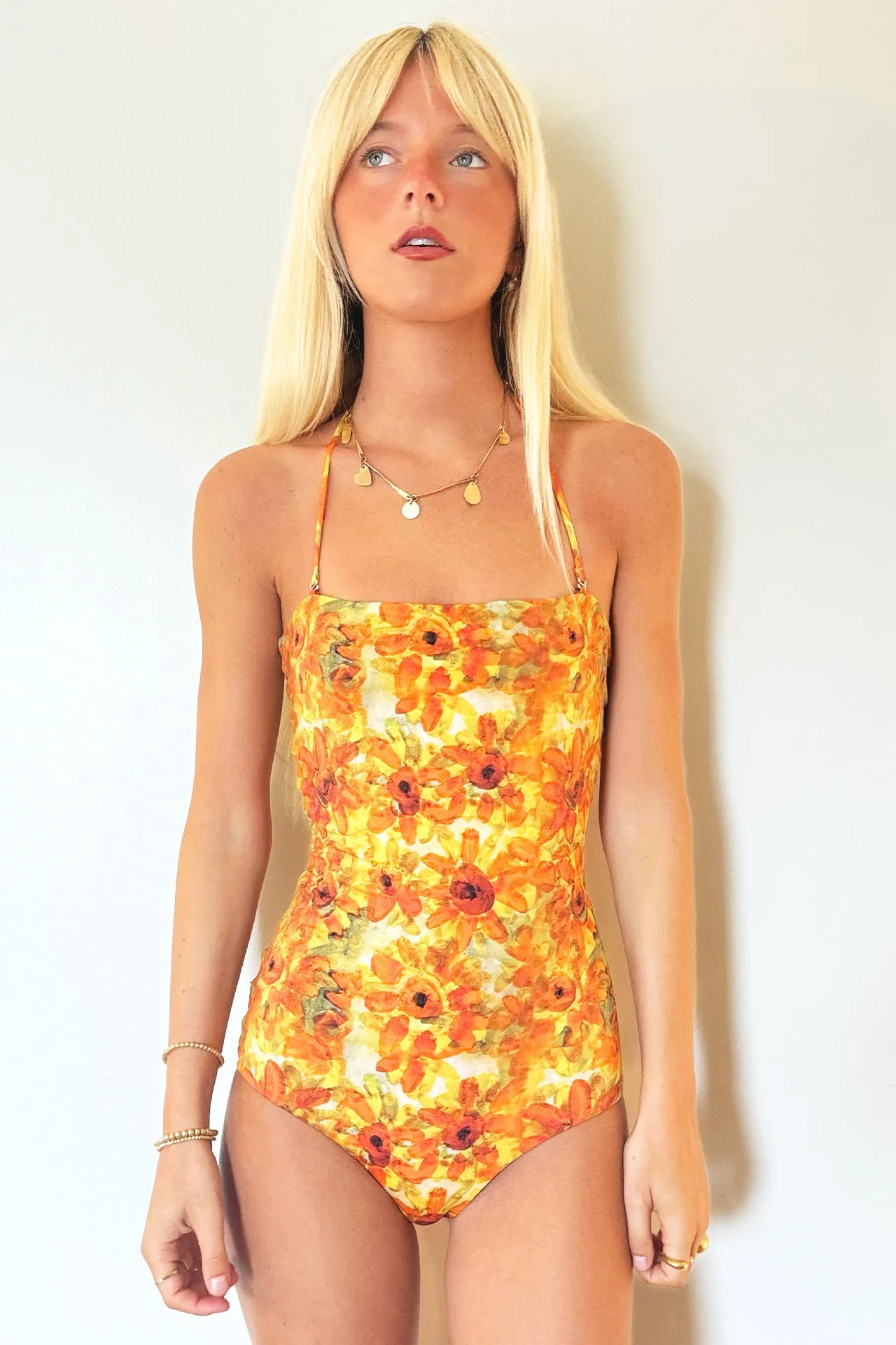 Romualda Stapelia One Piece Swimsuit - Yellow