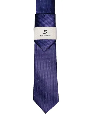 ROYAL BLUE 2 PC TIE & HANKIE SET