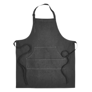 RP126 UNISEX JEANS STITCH DENIM BIB APRON for Quote Request