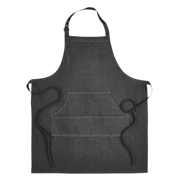 RP126 UNISEX JEANS STITCH DENIM BIB APRON for Quote Request