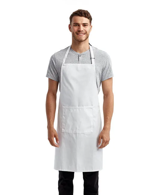 RP154 Unisex 'Colours' Recycled Bib Apron with Pocket