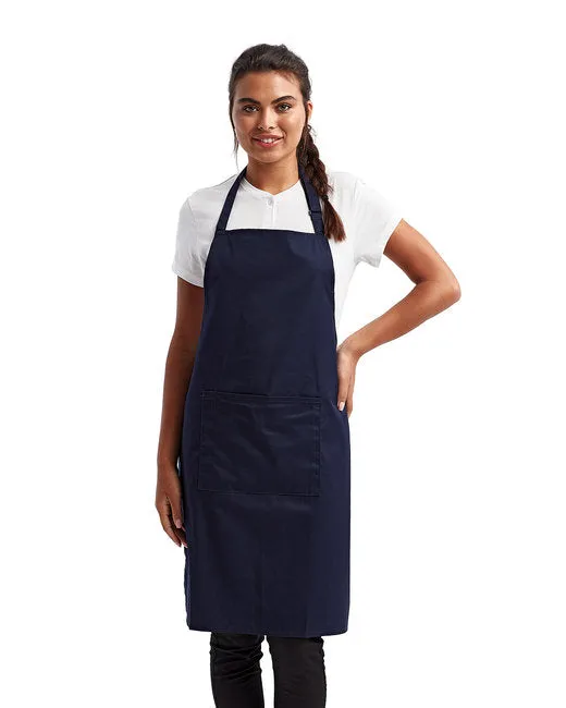 RP154 Unisex 'Colours' Recycled Bib Apron with Pocket