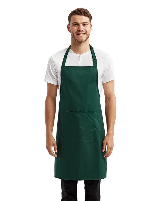 RP154 Unisex 'Colours' Recycled Bib Apron with Pocket