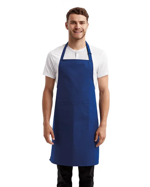 RP154 Unisex 'Colours' Recycled Bib Apron with Pocket