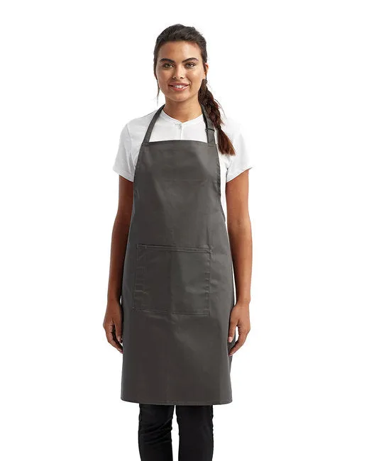 RP154 Unisex 'Colours' Recycled Bib Apron with Pocket