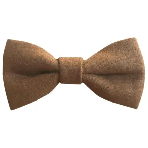 Rufus Boys Brown Tan Bow Tie