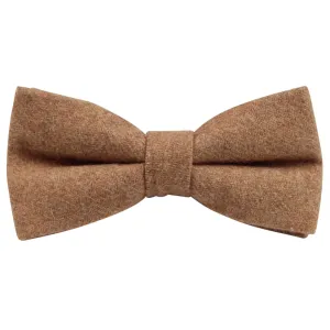Rufus: Camel Tan Mens Bow Tie
