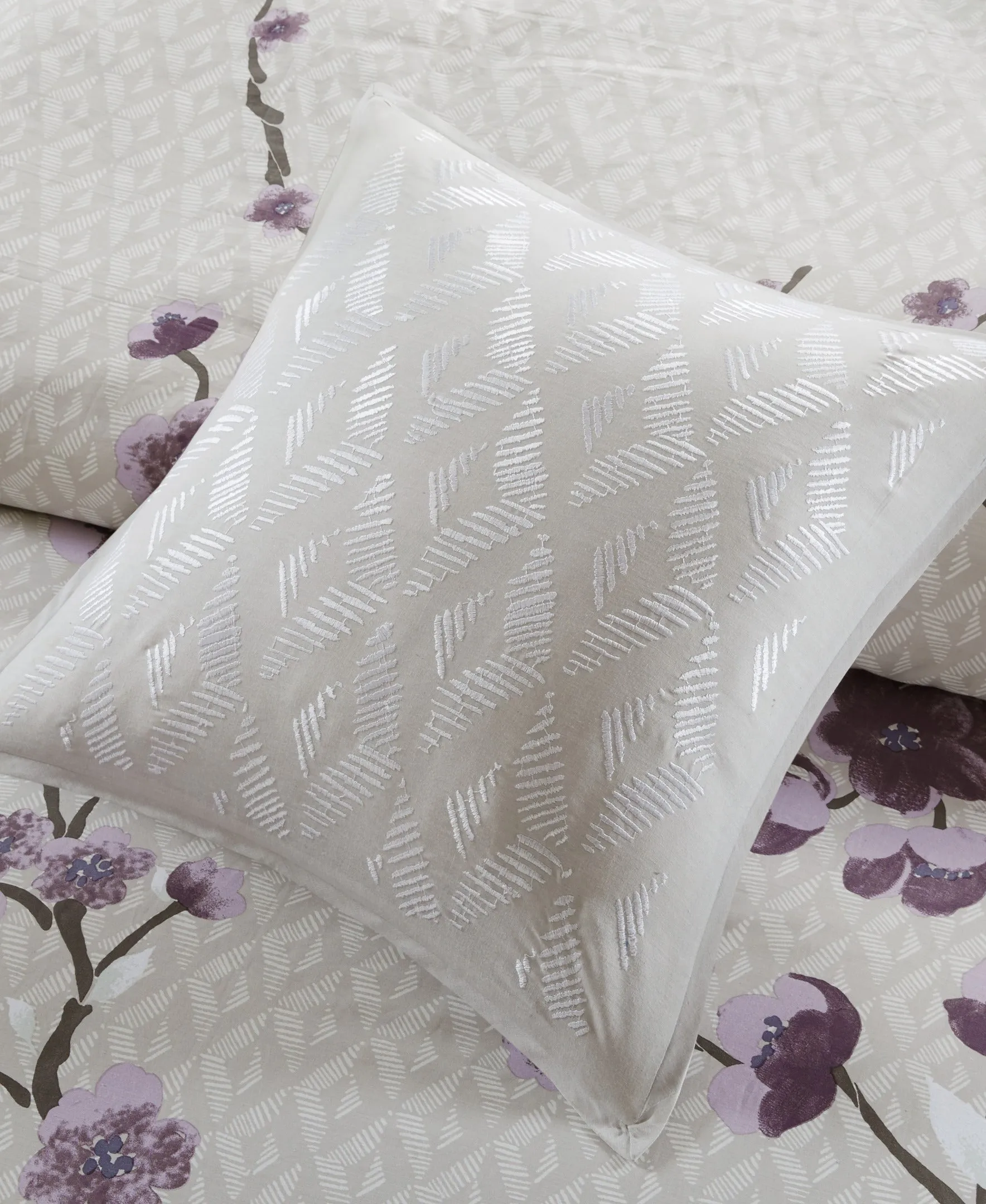 Sakura 7 Piece Cotton Duvet Cover Set