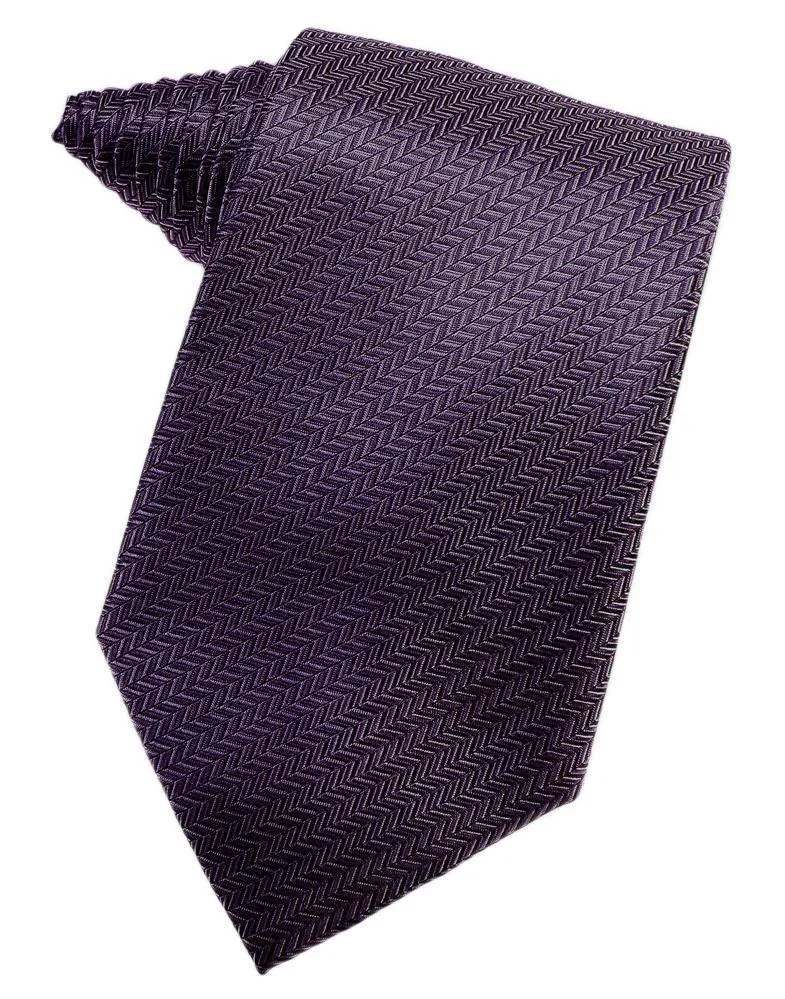 Sangria Herringbone Necktie