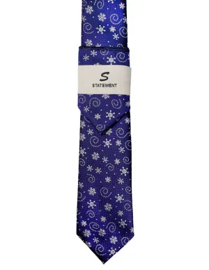 SAPPHIRE GEO 2 PC TIE & HANKIE SET