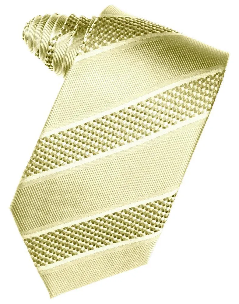 Sapphire Venetian Pin Dot Striped Necktie