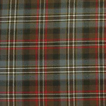Scott Green Weathered Tartan Pre-Tied Bow Tie