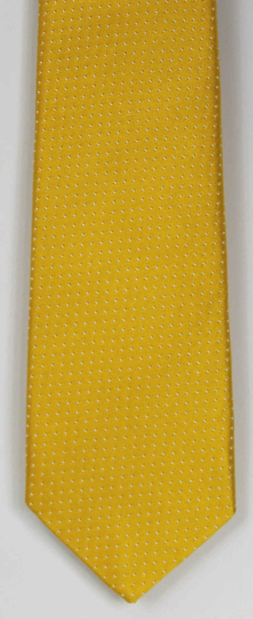 SERICA SILK YELLOW POLKA DOT TIE