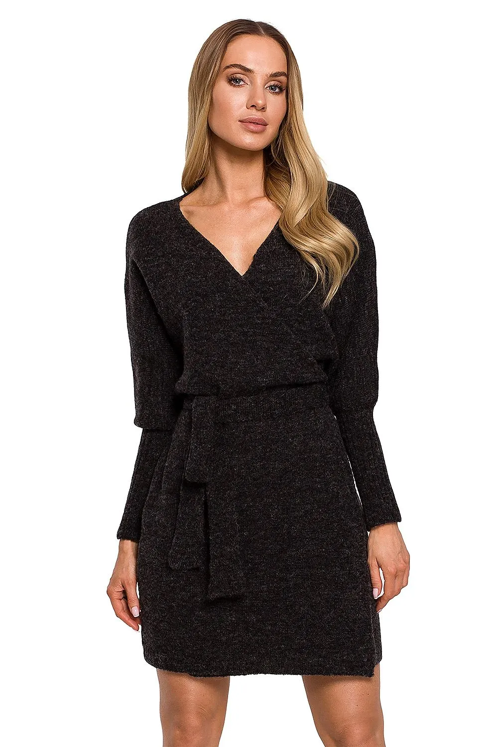 Side Tie Sweater Dress