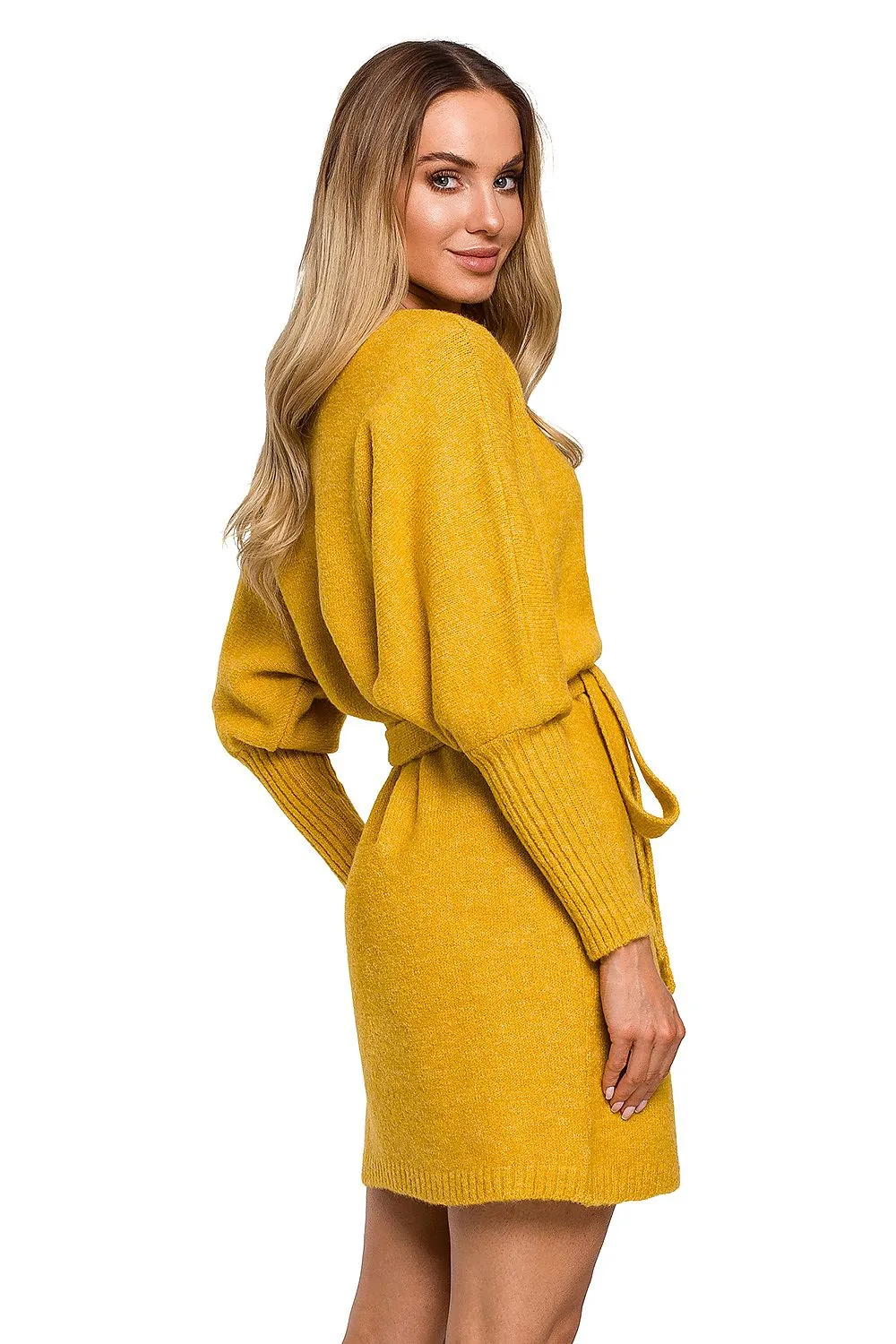 Side Tie Sweater Dress