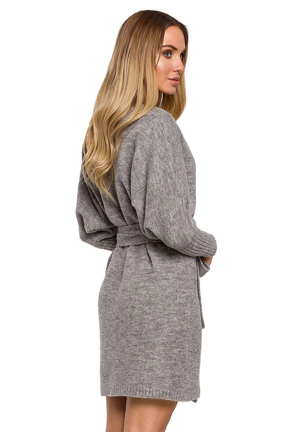 Side Tie Sweater Dress