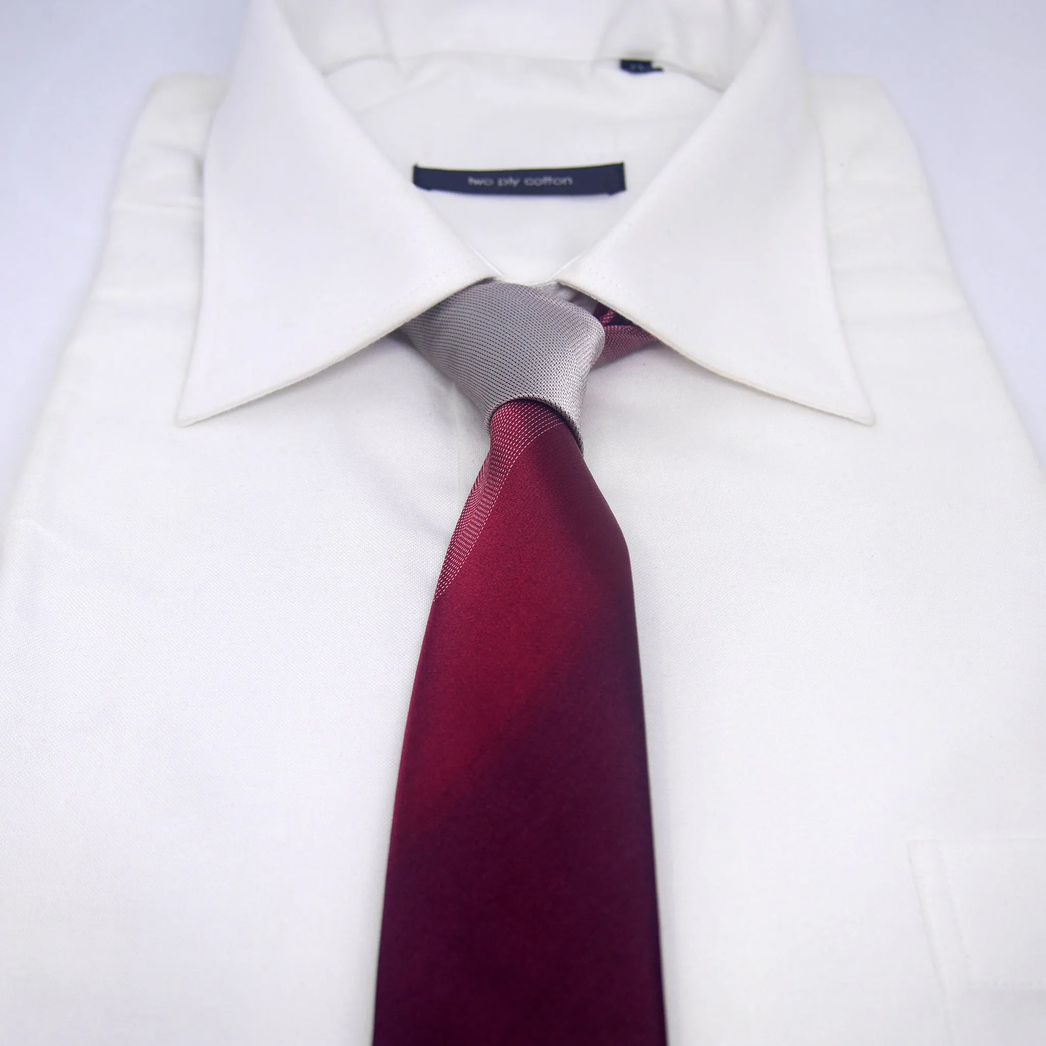 Skinny Ombre Hank Tie in Red