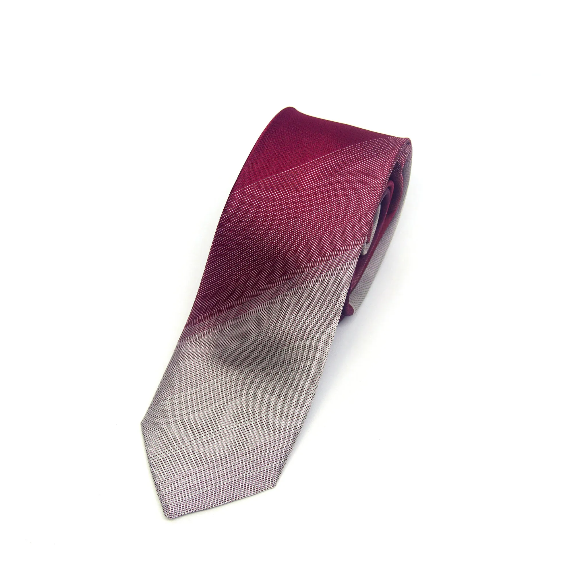 Skinny Ombre Hank Tie in Red