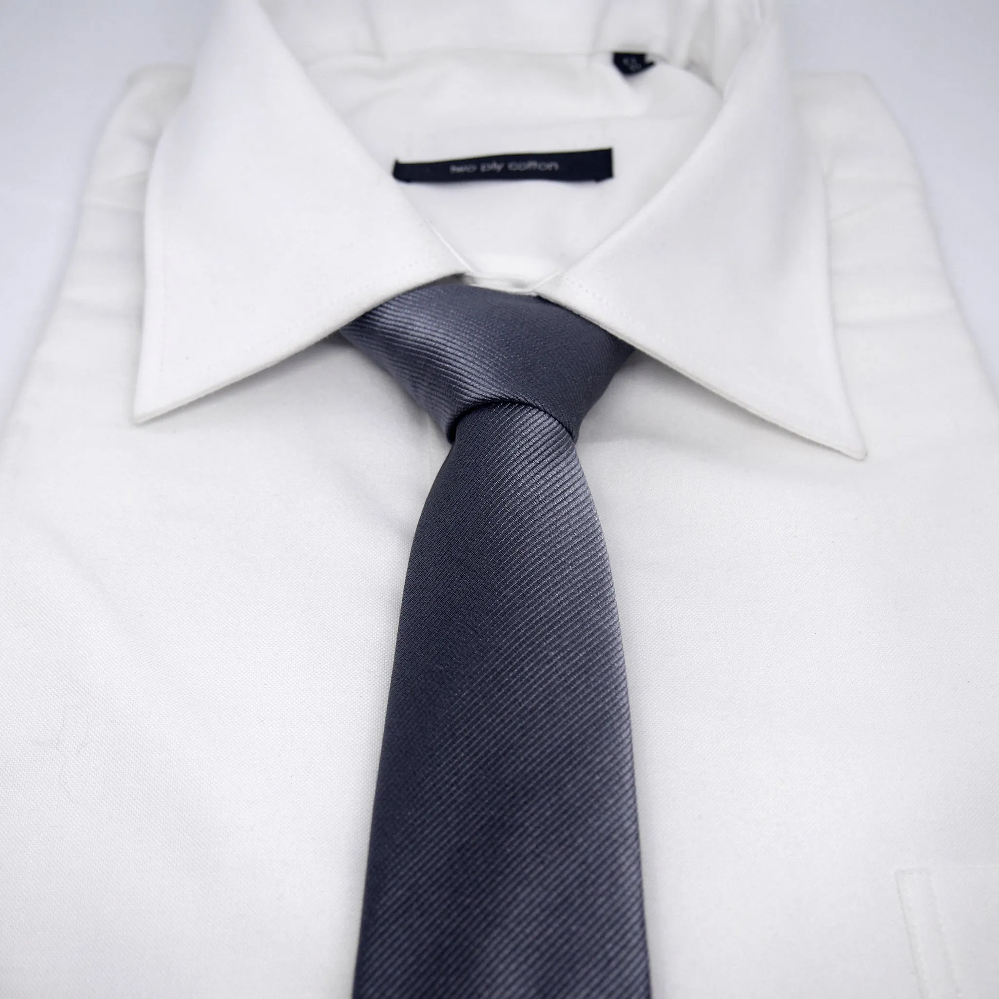 Skinny Oswald Tie in Grey