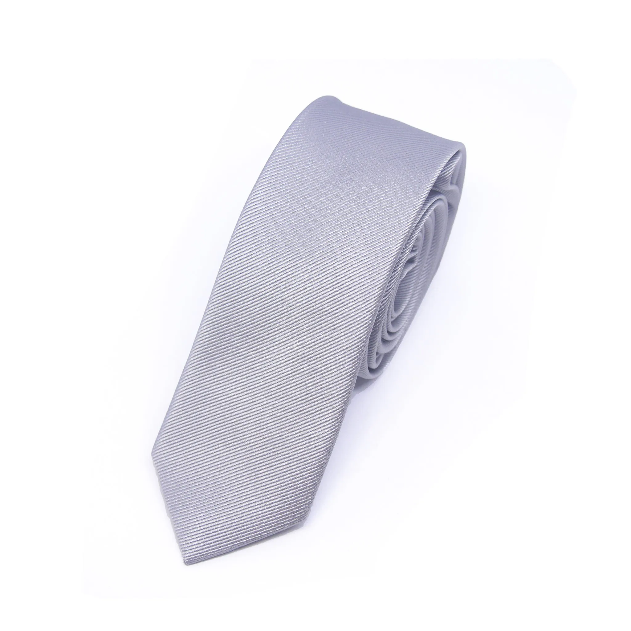 Skinny Oswald Tie in Silver