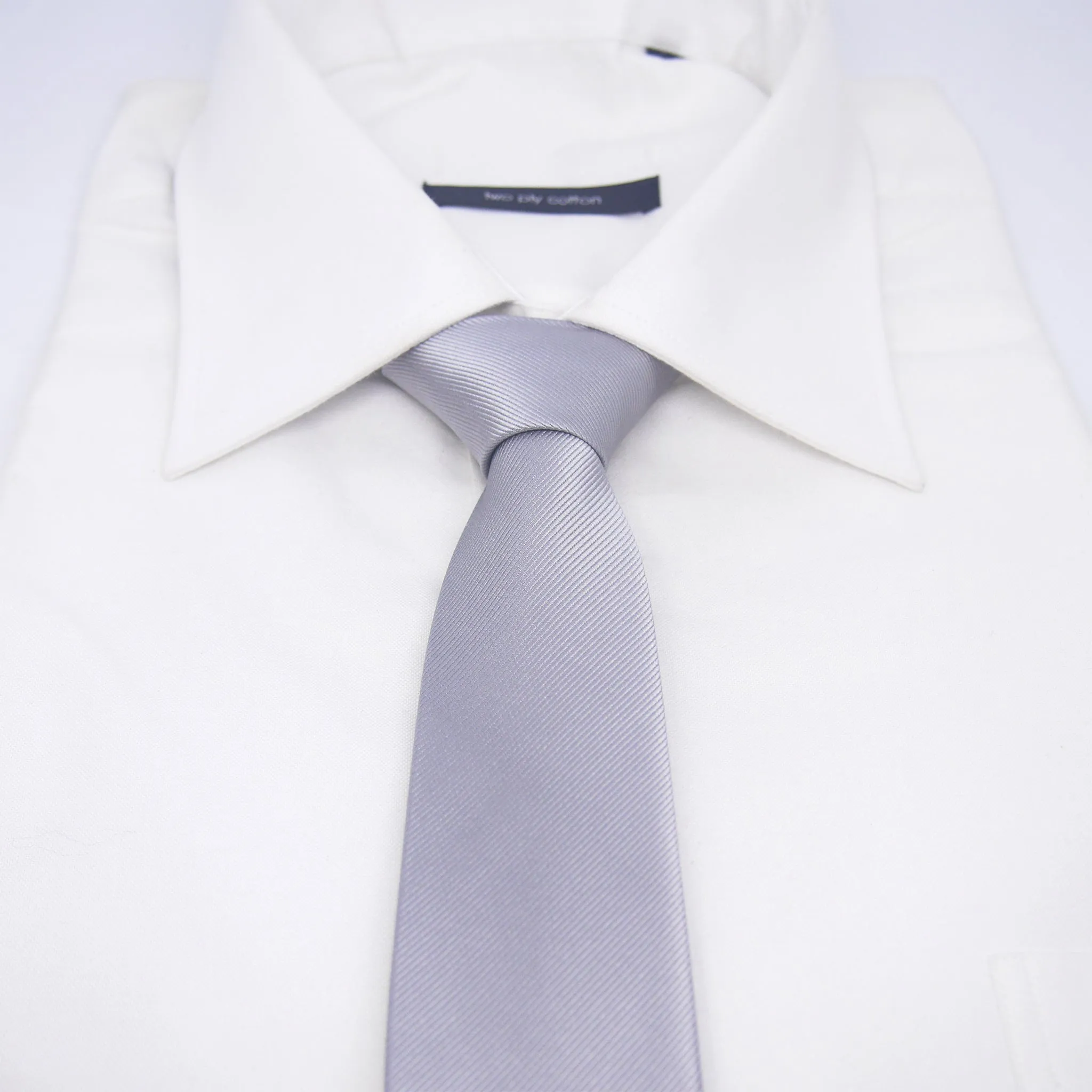 Skinny Oswald Tie in Silver