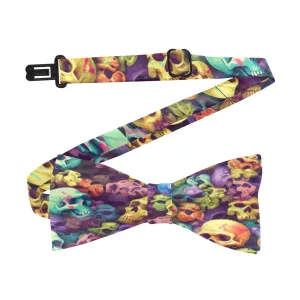 Skull Sugar Pattern Bowtie