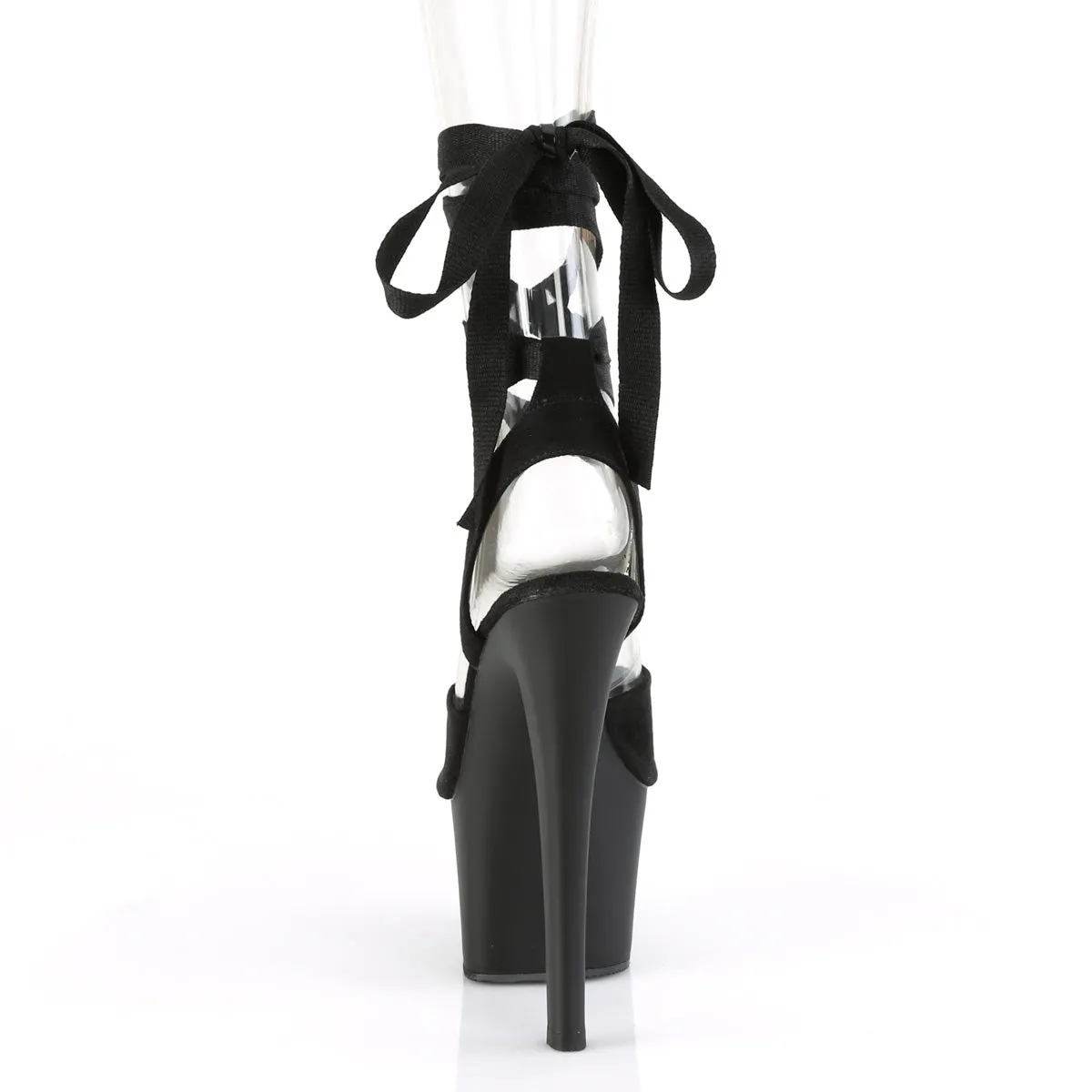 SKY-334  Black Faux Suede/Black Matte