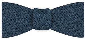 Slate Blue Grenadine Grossa Silk Bow Tie #GGBT-12