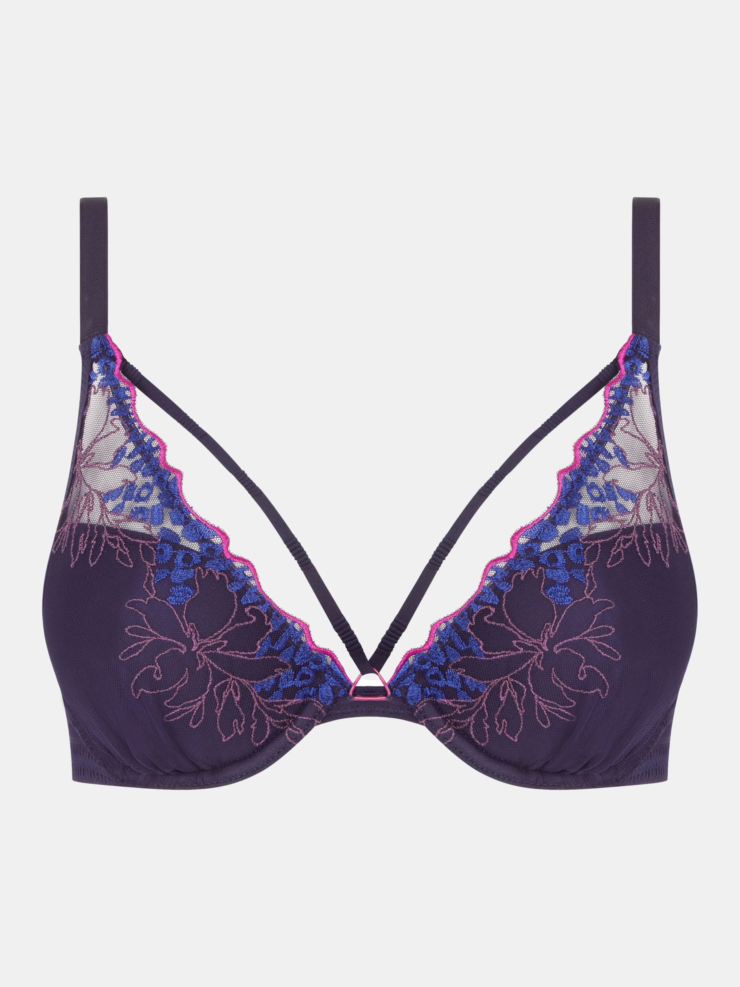 Spice Push Up Bra In Midnight Blue - Chantelle Pulp