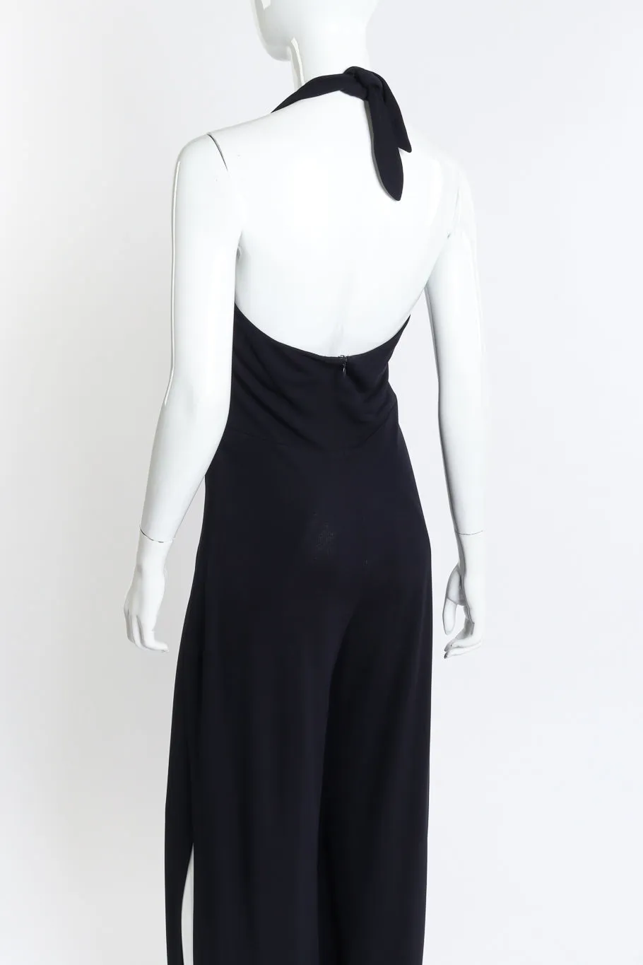 Split Leg Halter Jumpsuit