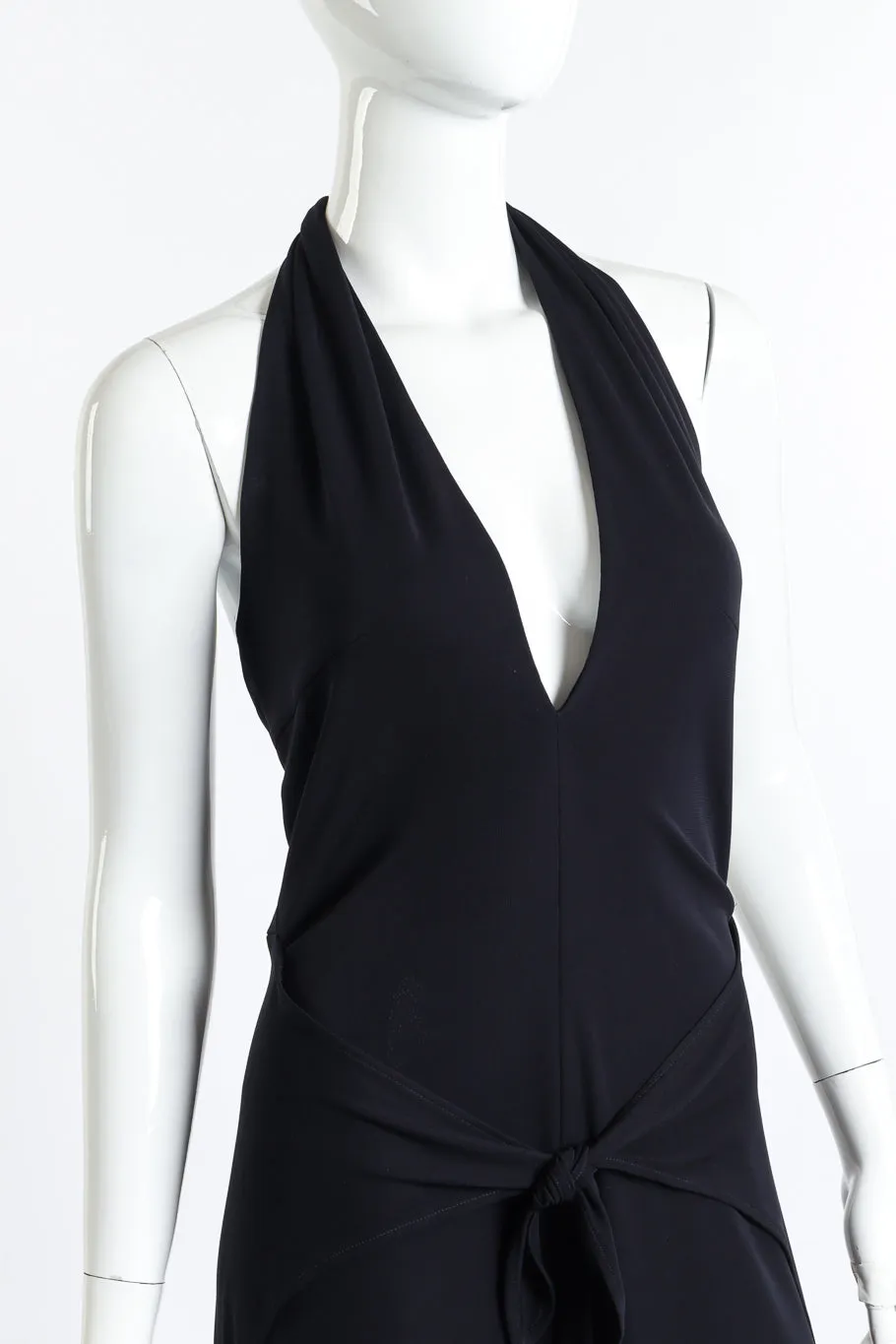 Split Leg Halter Jumpsuit