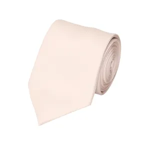 Stacy Adams Solid Tie and Handkerchief - Bone