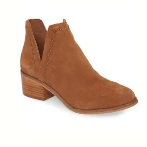 Steve Madden Suede Booties Western Cowgirl Caramel Brown Size 7