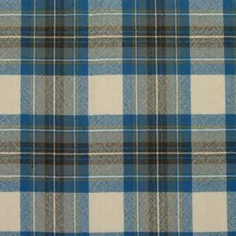 Stewart Muted Blue Weathered Tartan Pre-Tied Bow Tie